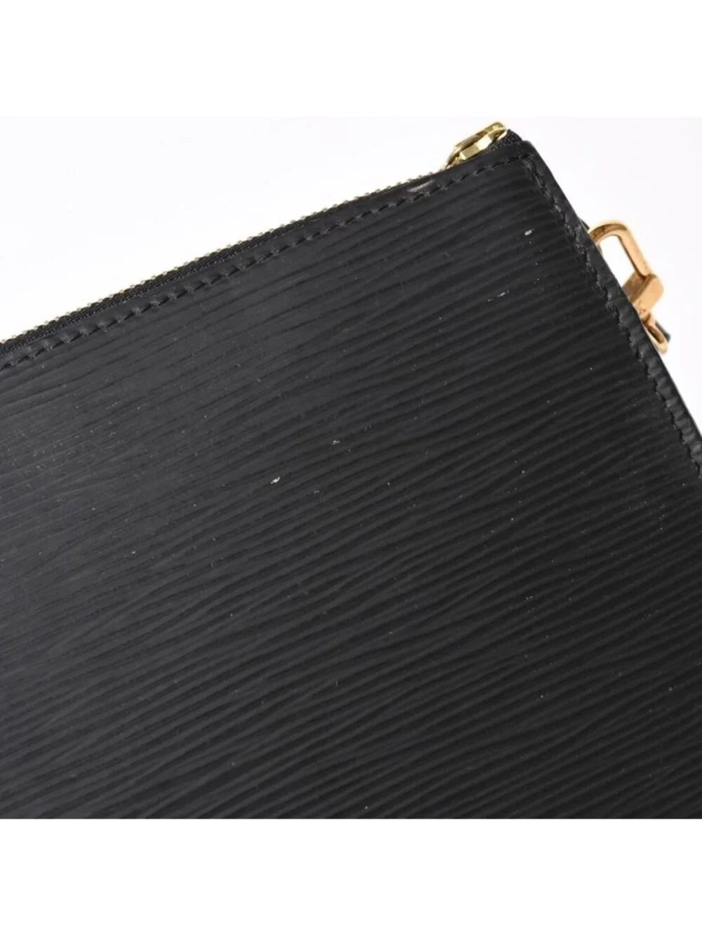 Louis Vuitton Pochette Accessoires Pouch Epi Black Gold